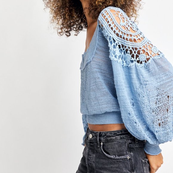 NWT Free People Before You Go Pullover / Rain - Picture 4 of 6